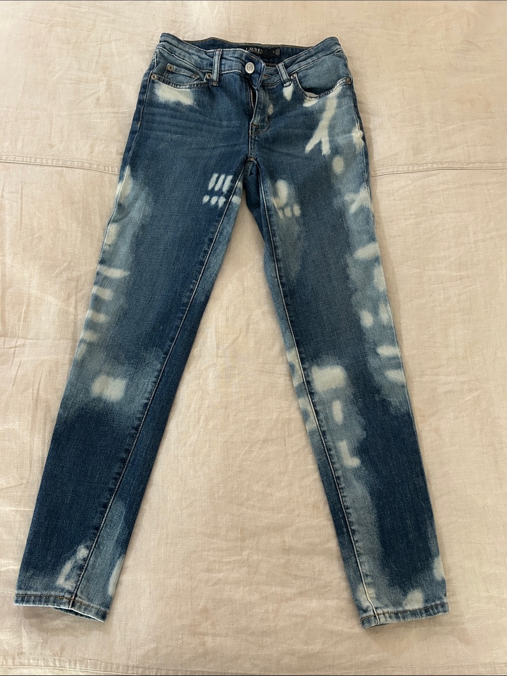 Lauren Ralph Lauren Skinny Jeans/ Blue bleached/ Women’s/ Size 0